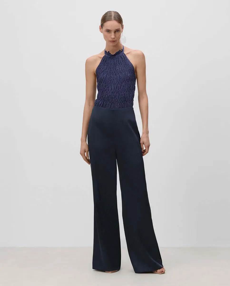 Женские брюки с высокой талией Simorra, темно-синий
Женские брюки с высокой талией Simorra, темно-синий