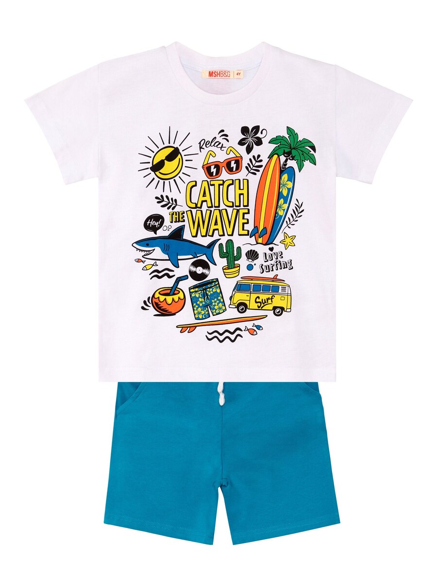 Спортивный костюм Denokids Vacation, белый
Спортивный костюм Denokids Vacation, белый