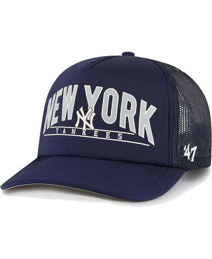 Мужская темно-синяя кепка New York Yankees Backhaul Foam Trucker Snapback '47 Brand
Мужская темно-синяя кепка New York Yankees Backhaul Foam Trucker Snapback '47 Brand