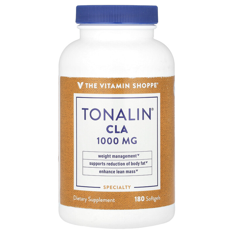 The Vitamin Shoppe, Tonalin CLA, 1000 мг, 180 капсул
The Vitamin Shoppe, Tonalin CLA, 1000 мг, 180 капсул