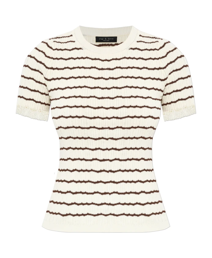 Топ в полоску Rag & Bone, бежевый
Топ в полоску Rag & Bone, бежевый