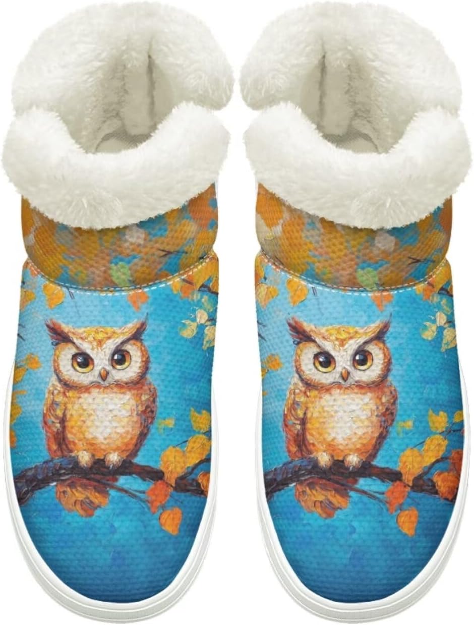 Ботинки Cugasmaru Slip-on для женщин и мужчин с противоскользящей подошвой, зимние меховые снежные сапоги с эластичной вставкой для женщин, для активного отдыха на улице, подарок, Fall Leaf Owl
Ботинки Cugasmaru Slip-on для женщин и мужчин с противоскользящей подошвой, зимние меховые снежные сапоги с эластичной вставкой для женщин, для активного отдыха на улице, подарок, Fall Leaf Owl