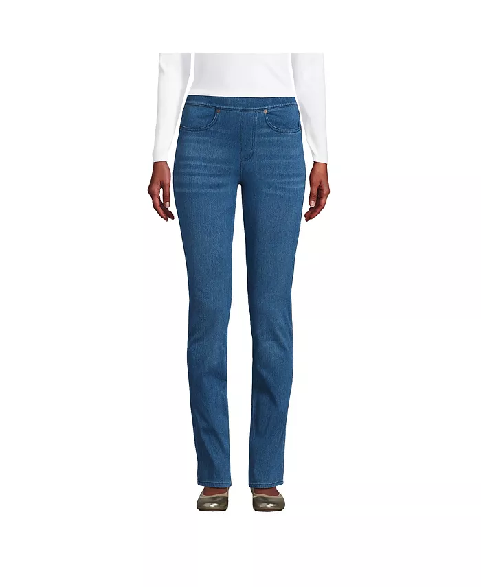 Женские джинсы Starfish с высокой посадкой, прямые, трикотажные Lands' End, синий
Женские джинсы Starfish с высокой посадкой, прямые, трикотажные Lands' End, синий