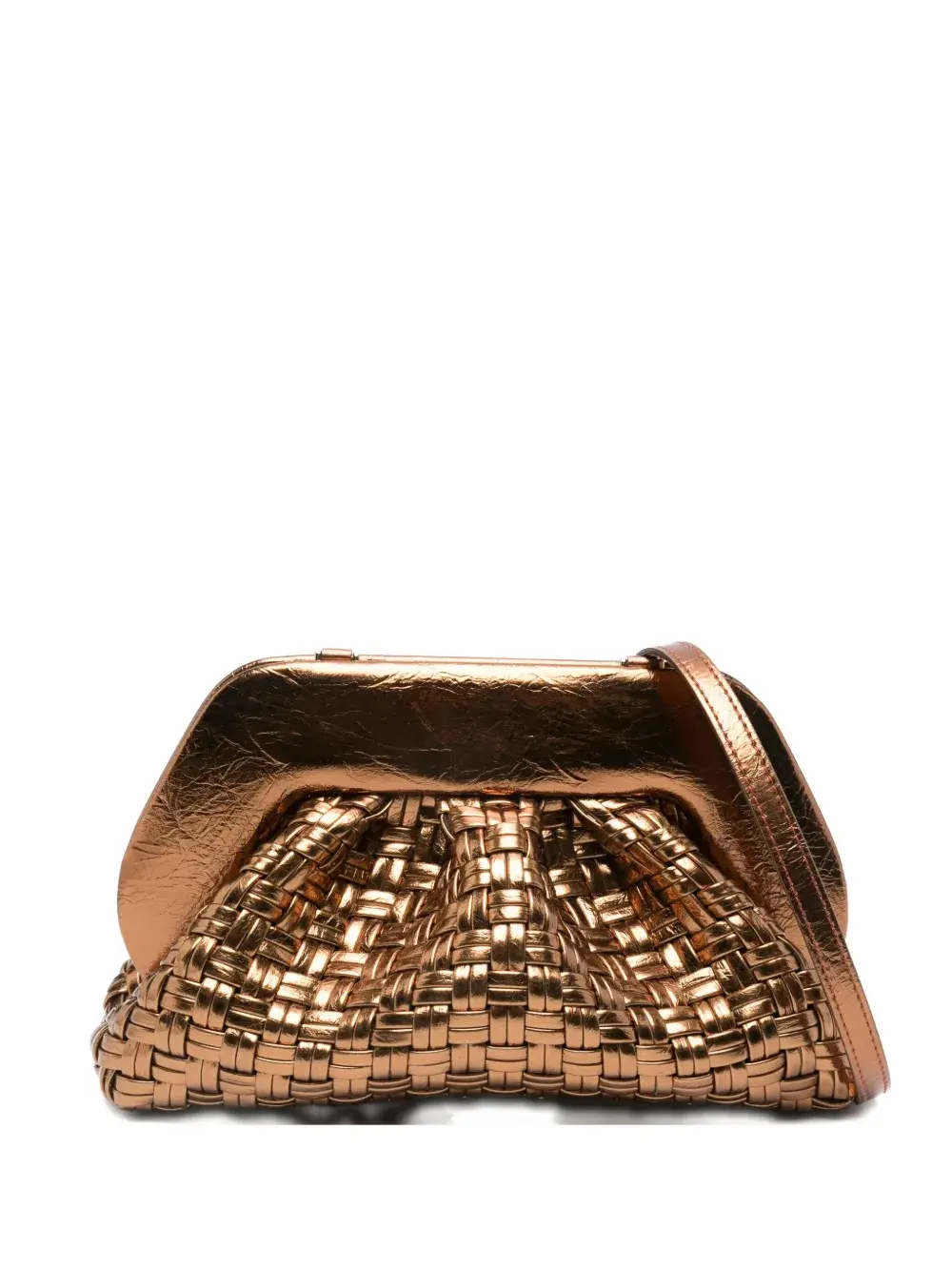 Плетеный клатч Themoirè, коричневый
Плетеный клатч Themoirè, коричневый