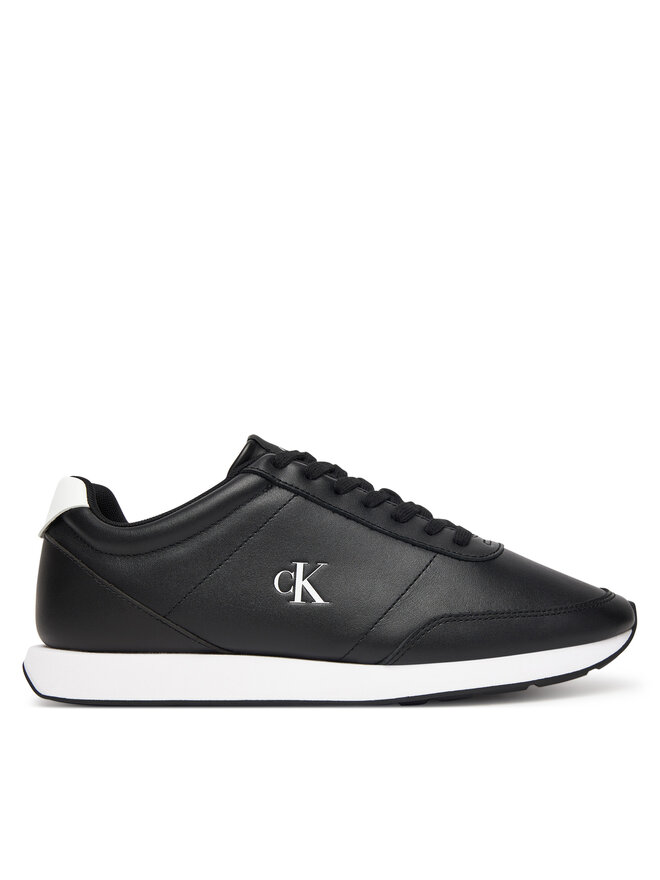 Кроссовки Retro Runner Ess Lth YM0YM01355 Calvin Klein, черный 
Кроссовки Retro Runner Ess Lth YM0YM01355 Calvin Klein, черный
