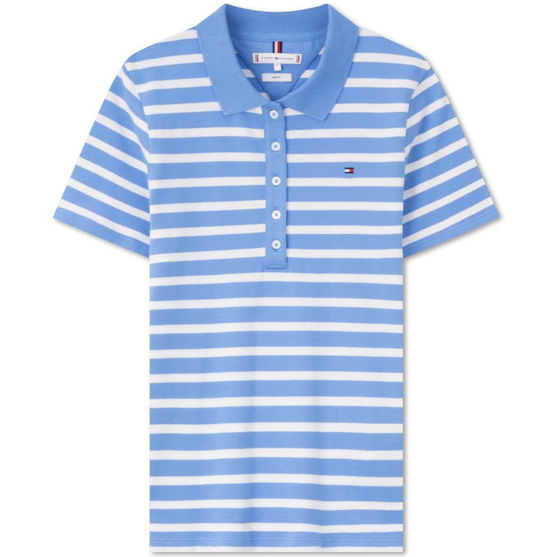 Поло в полоску Tommy Hilfiger, светло-голубой
Поло в полоску Tommy Hilfiger, светло-голубой