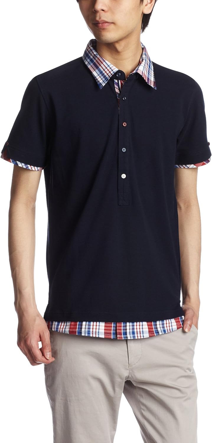 Имитация многослойной рубашки-поло из пике с эффектом «заделки трещин» Setting Cracks, темно-синий
Имитация многослойной рубашки-поло из пике с эффектом «заделки трещин» Setting Cracks, темно-синий