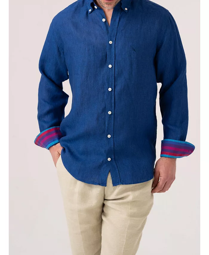 Мужская рубашка из льна с длинным рукавом Regular Fit Koy Clothing, синий
Мужская рубашка из льна с длинным рукавом Regular Fit Koy Clothing, синий