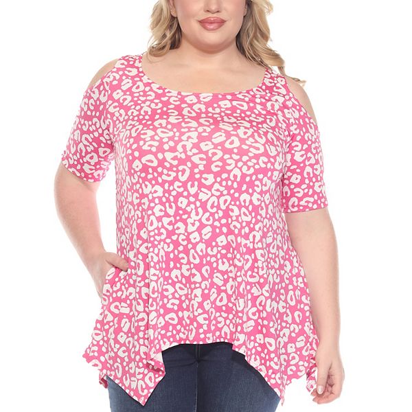 Топ с коротким рукавом и вырезом на плече в леопардовом принте, plus size Wm Fashion, Pink
Топ с коротким рукавом и вырезом на плече в леопардовом принте, plus size Wm Fashion, Pink