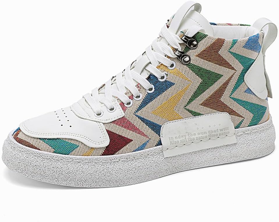 Мужские повседневные легкие кроссовки MAUGELY для ходьбы, модные цветные высокие кеды из холста, белый
Мужские повседневные легкие кроссовки MAUGELY для ходьбы, модные цветные высокие кеды из холста, белый