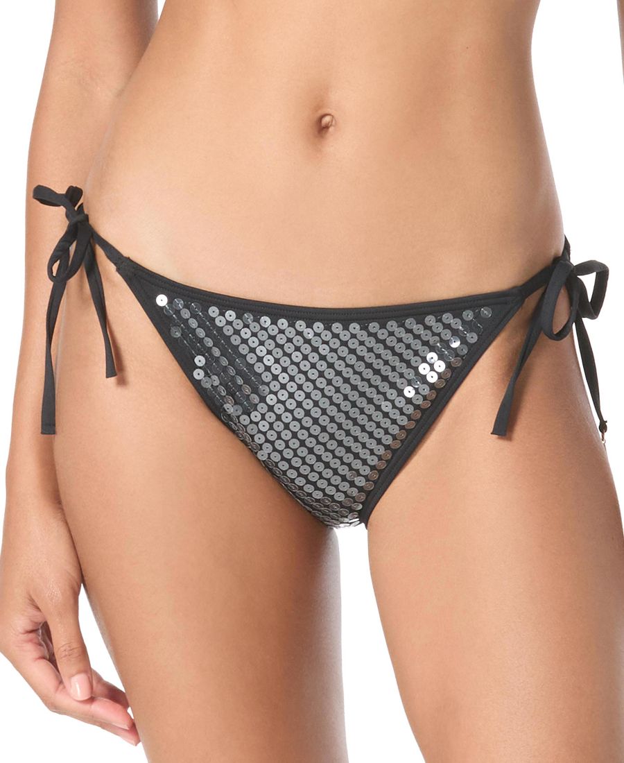 Женские бикини-трусики с пайетками и завязками по бокам Vince Camuto, Black
Женские бикини-трусики с пайетками и завязками по бокам Vince Camuto, Black