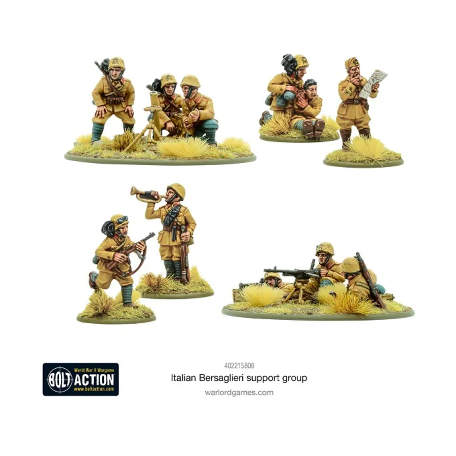 Итальянская группа поддержки берсальери, Bolt Action - Italian - Italian Bersaglieri (28mm)
Итальянская группа поддержки берсальери, Bolt Action - Italian - Italian Bersaglieri (28mm)