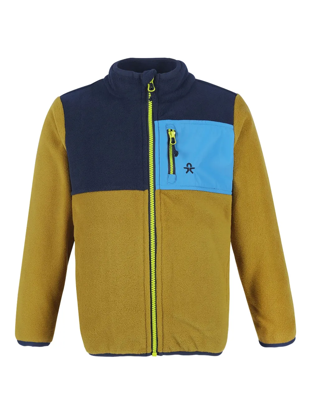 Толстовка на молнии с цветными вставками Color Kids, желтый
Толстовка на молнии с цветными вставками Color Kids, желтый