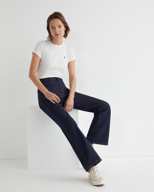 Базовая женская футболка с вышитым логотипом Polo Ralph Lauren, белый
Базовая женская футболка с вышитым логотипом Polo Ralph Lauren, белый