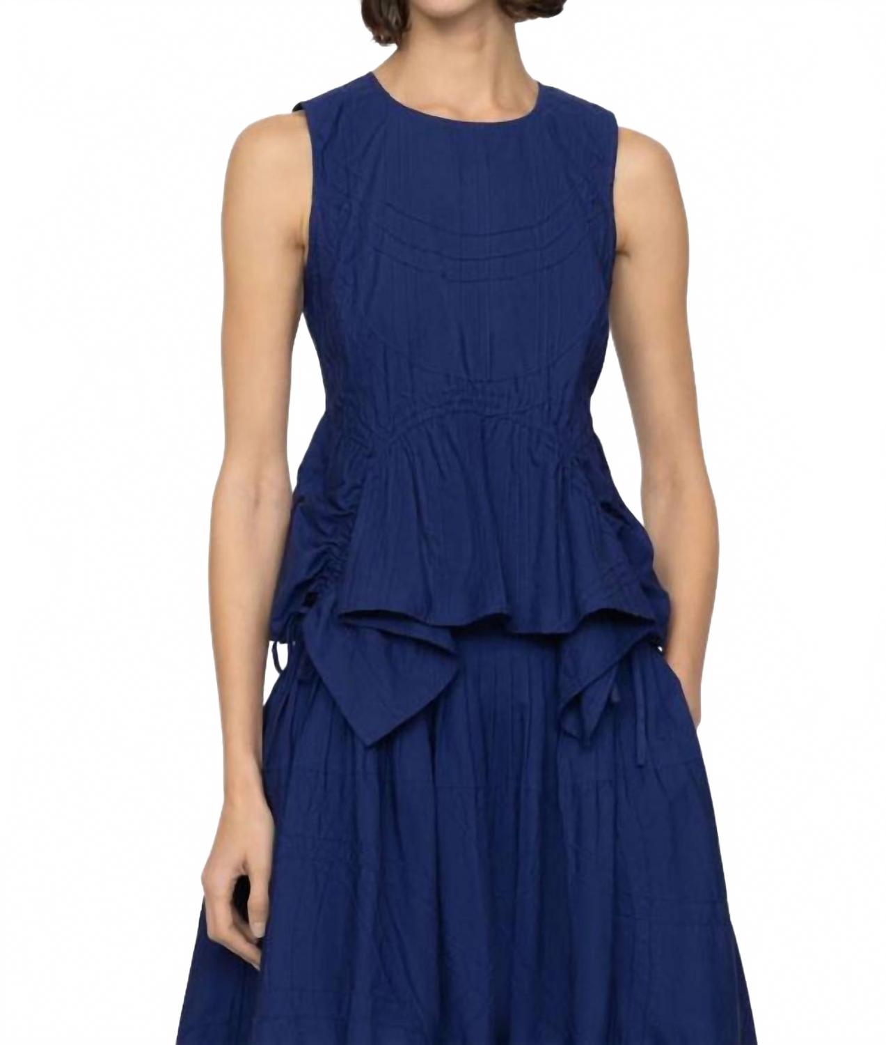 Кэмден Хлопковая Поплиновая Топ-майка В Черничном Цвете SEA
Кэмден Хлопковая Поплиновая Топ-майка В Черничном Цвете SEA