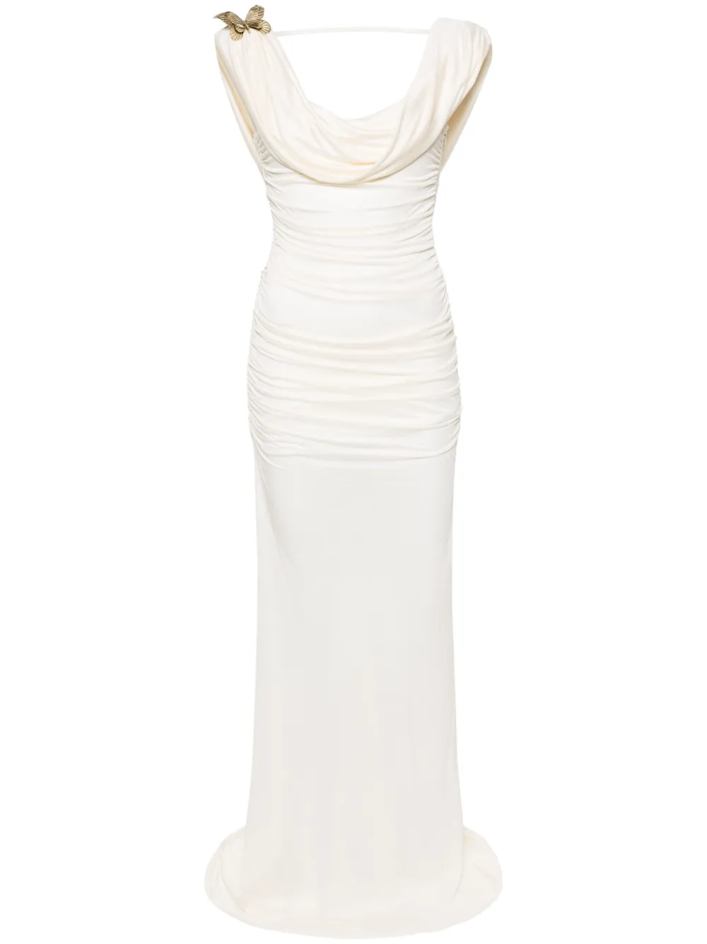 Платье макси с брошью BLUMARINE, нейтральный
Платье макси с брошью BLUMARINE, нейтральный