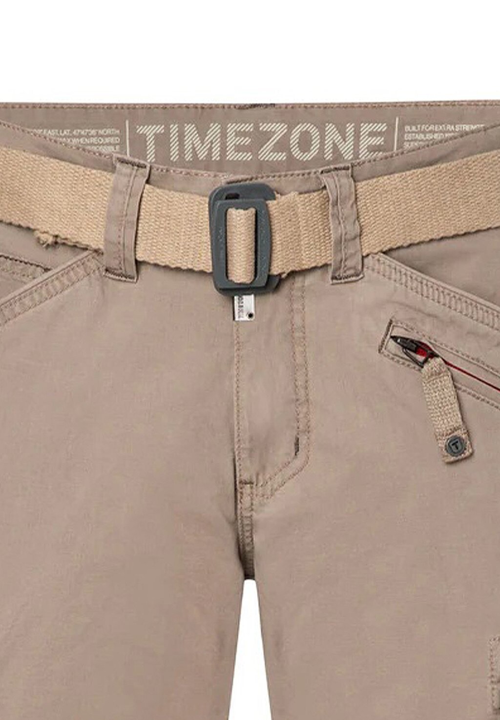 Шорты REGULAR MID WAIST TIMEZONE, коричневый 
Шорты REGULAR MID WAIST TIMEZONE, коричневый