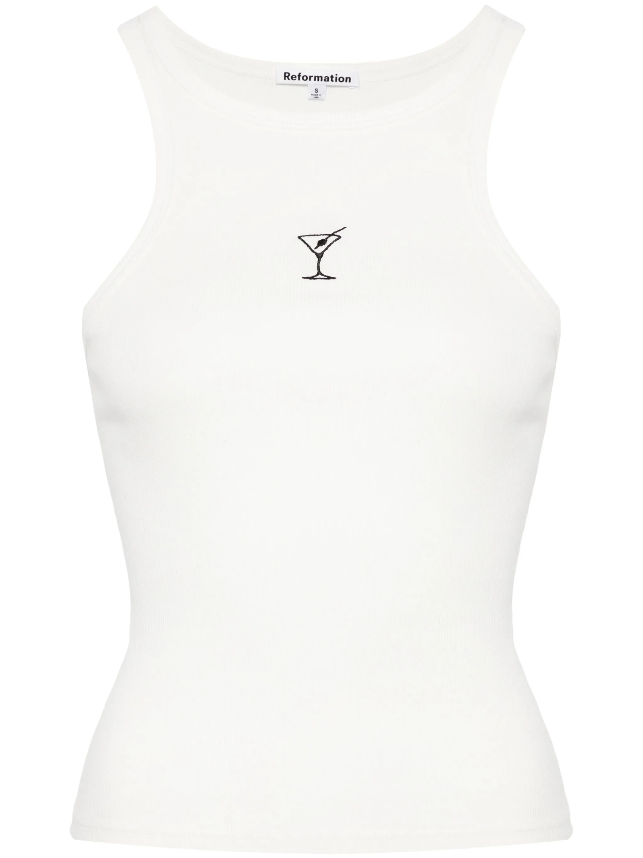 Топ Nova с вышивкой Reformation, белый
Топ Nova с вышивкой Reformation, белый