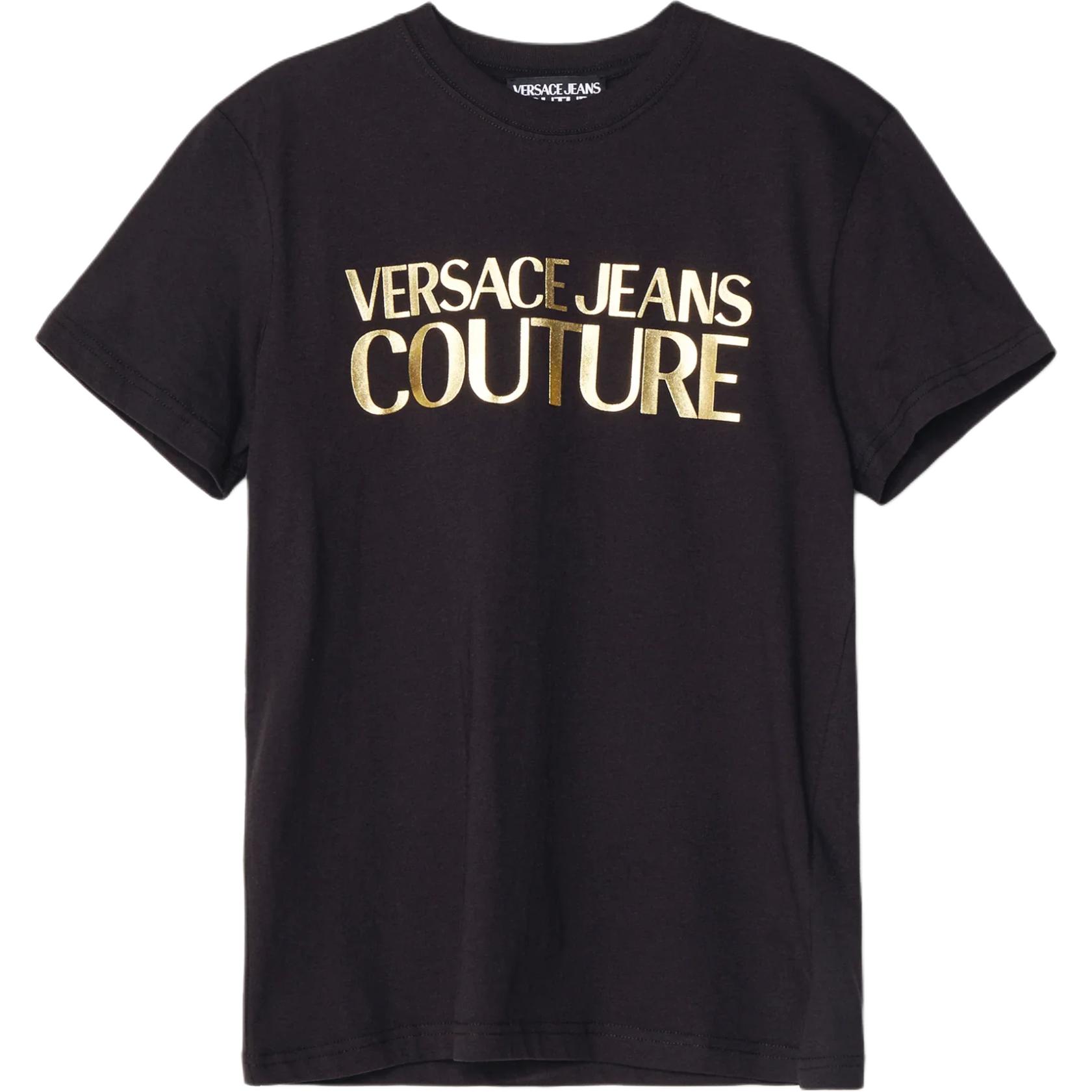 Футболка с принтом логотипа VERSACE JEANS COUTURE, черный
Футболка с принтом логотипа VERSACE JEANS COUTURE, черный