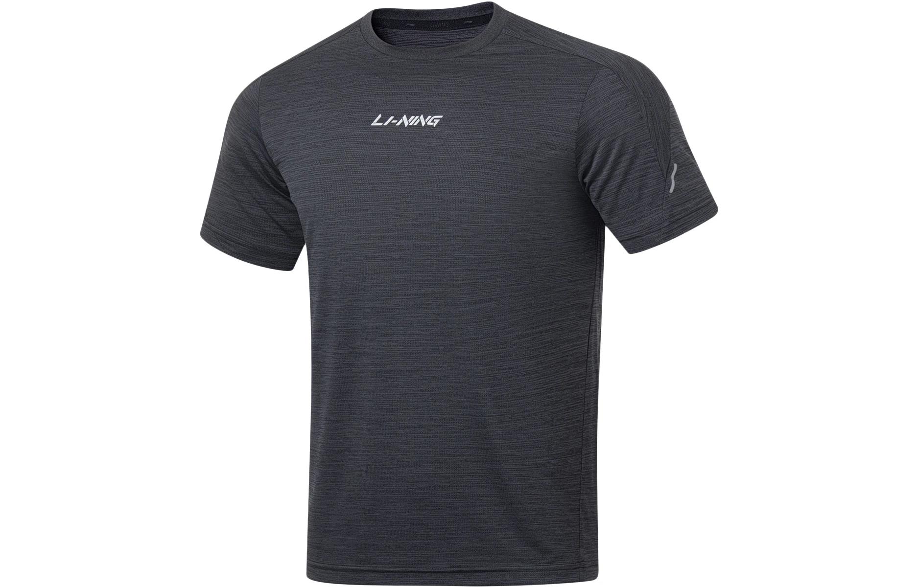 Футболка для фитнеса LiNing черного цвета с серым оттенком
Футболка для фитнеса LiNing черного цвета с серым оттенком
