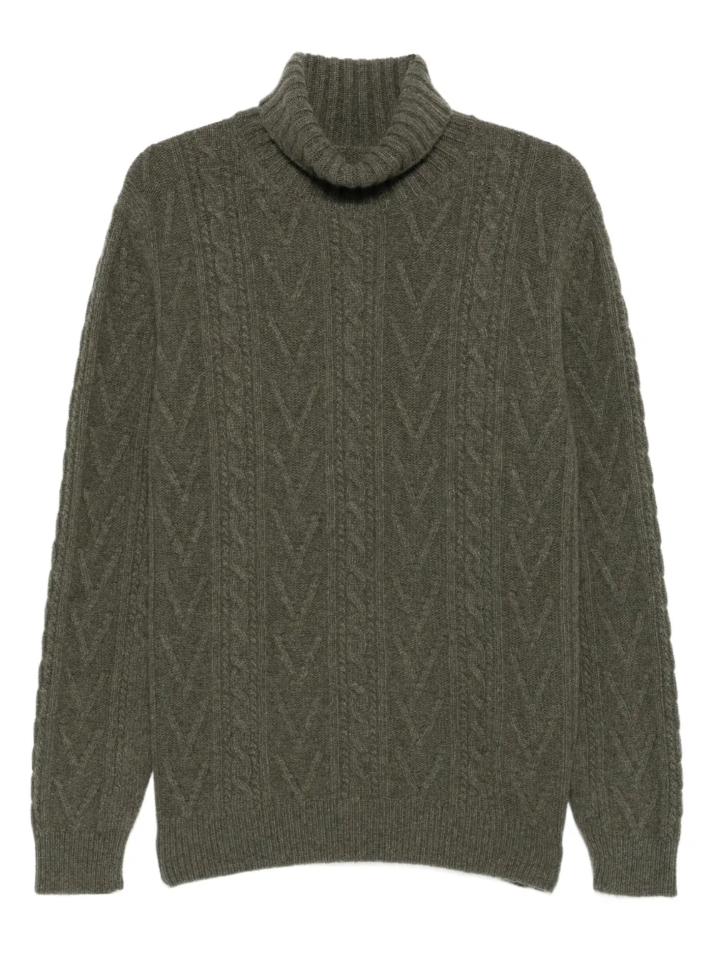 Свитер фактурной вязки с высоким воротником Fedeli, зеленый
Свитер фактурной вязки с высоким воротником Fedeli, зеленый