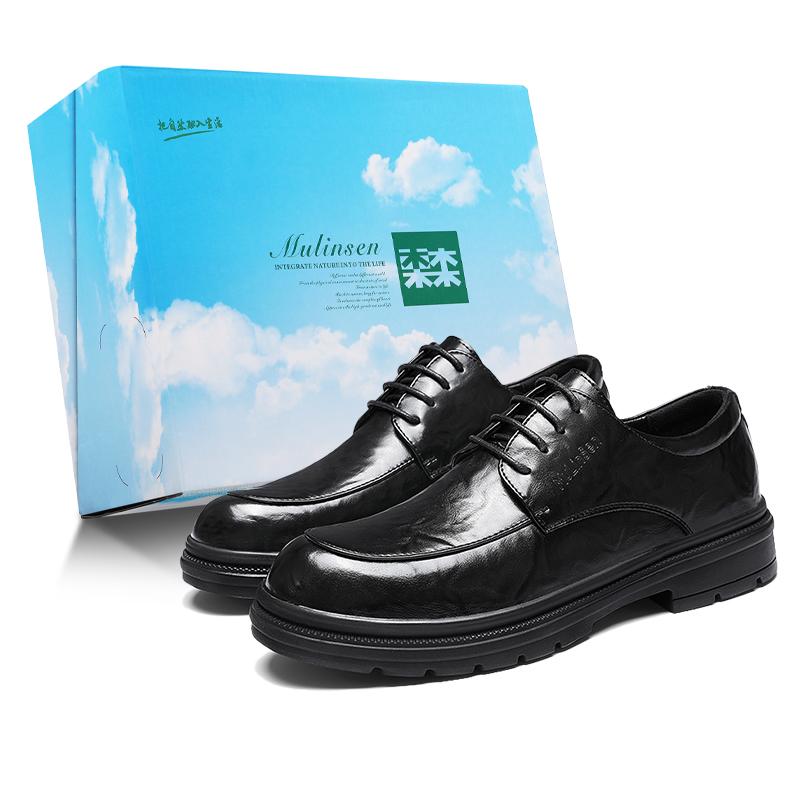 Mulinsen Повседневные кожаные туфли мужские низкие, черные/коричневые
Mulinsen Повседневные кожаные туфли мужские низкие, черные/коричневые