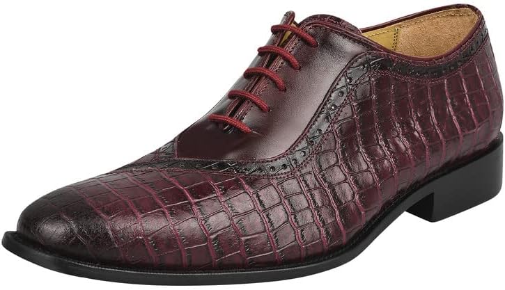 Мужские оксфорды LIBERTYZENO с блестящим носком из натуральной кожи на шнуровке, для взрослых, для Рождества, бордовый
Мужские оксфорды LIBERTYZENO с блестящим носком из натуральной кожи на шнуровке, для взрослых, для Рождества, бордовый