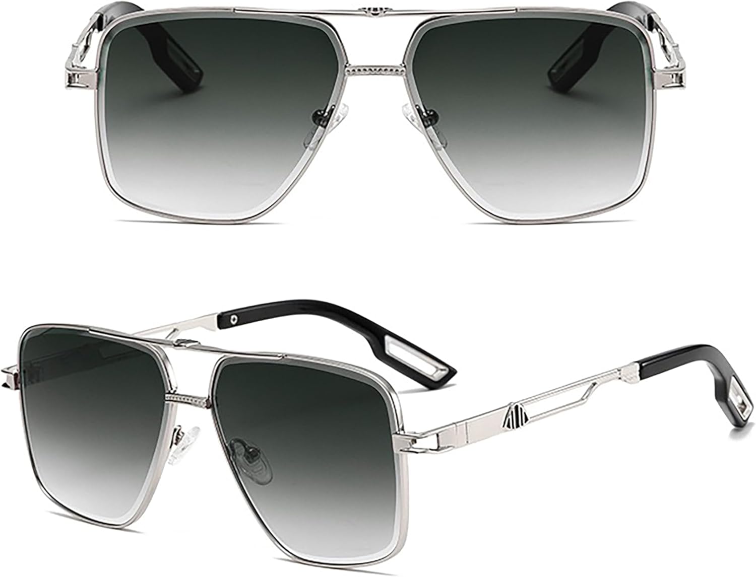 Ретро-солнцезащитные очки в маленькой металлической оправе для женщин с двойной перемычкой, прямоугольные, для мужчин, модные солнцезащитные очки с защитой UV400 Generic, B
Ретро-солнцезащитные очки в маленькой металлической оправе для женщин с двойной перемычкой, прямоугольные, для мужчин, модные солнцезащитные очки с защитой UV400 Generic, B