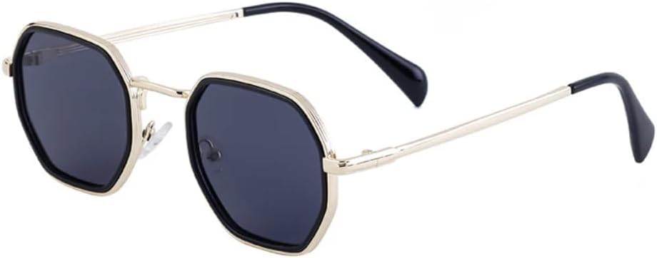 Солнцезащитные очки Polygon Square для женщин, модные, серебристые, зеркальные, с защитой от УФ-излучения UV400; солнцезащитные очки для мужчин в металлической оправе TVTBBVV, Golden Black Gray
Солнцезащитные очки Polygon Square для женщин, модные, серебристые, зеркальные, с защитой от УФ-излучения UV400; солнцезащитные очки для мужчин в металлической оправе TVTBBVV, Golden Black Gray