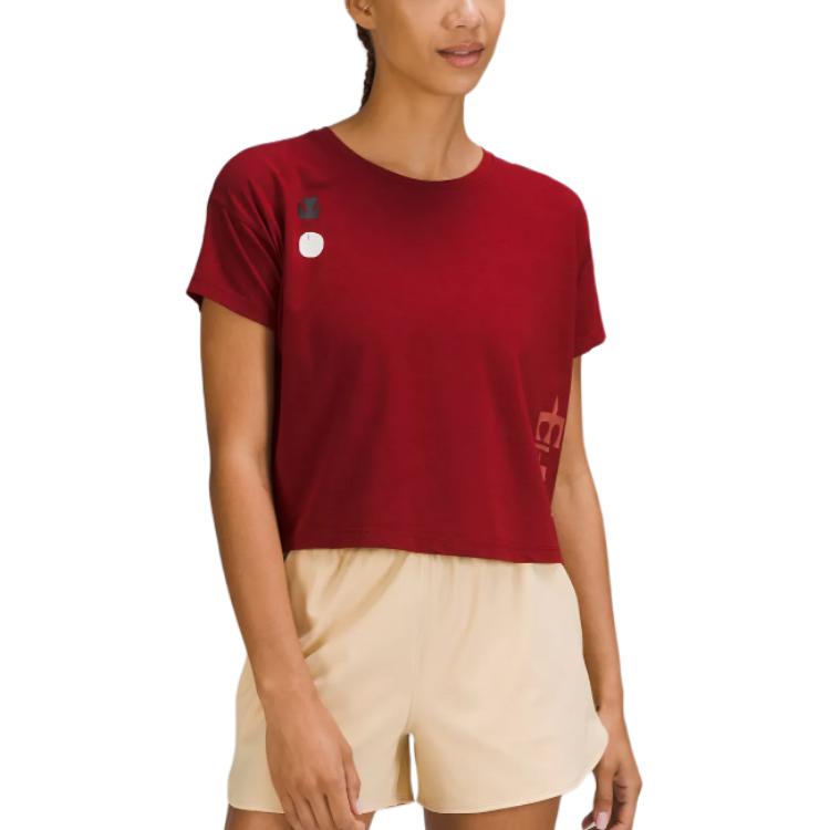 Футболка с рукавом дроп-шоулдер женская Lululemon, красный
Футболка с рукавом дроп-шоулдер женская Lululemon, красный