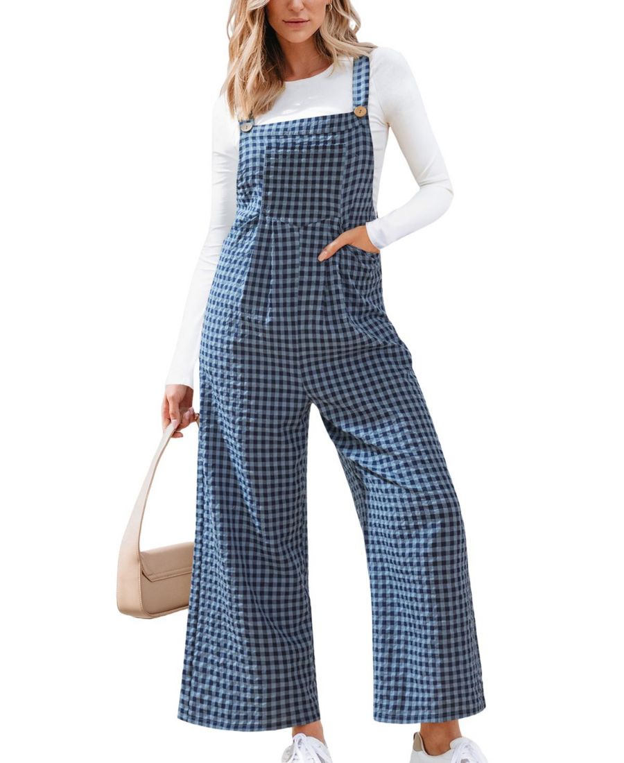 Женский клетчатый комбинезон All the Feels Cupshe, Dark blue
Женский клетчатый комбинезон All the Feels Cupshe, Dark blue