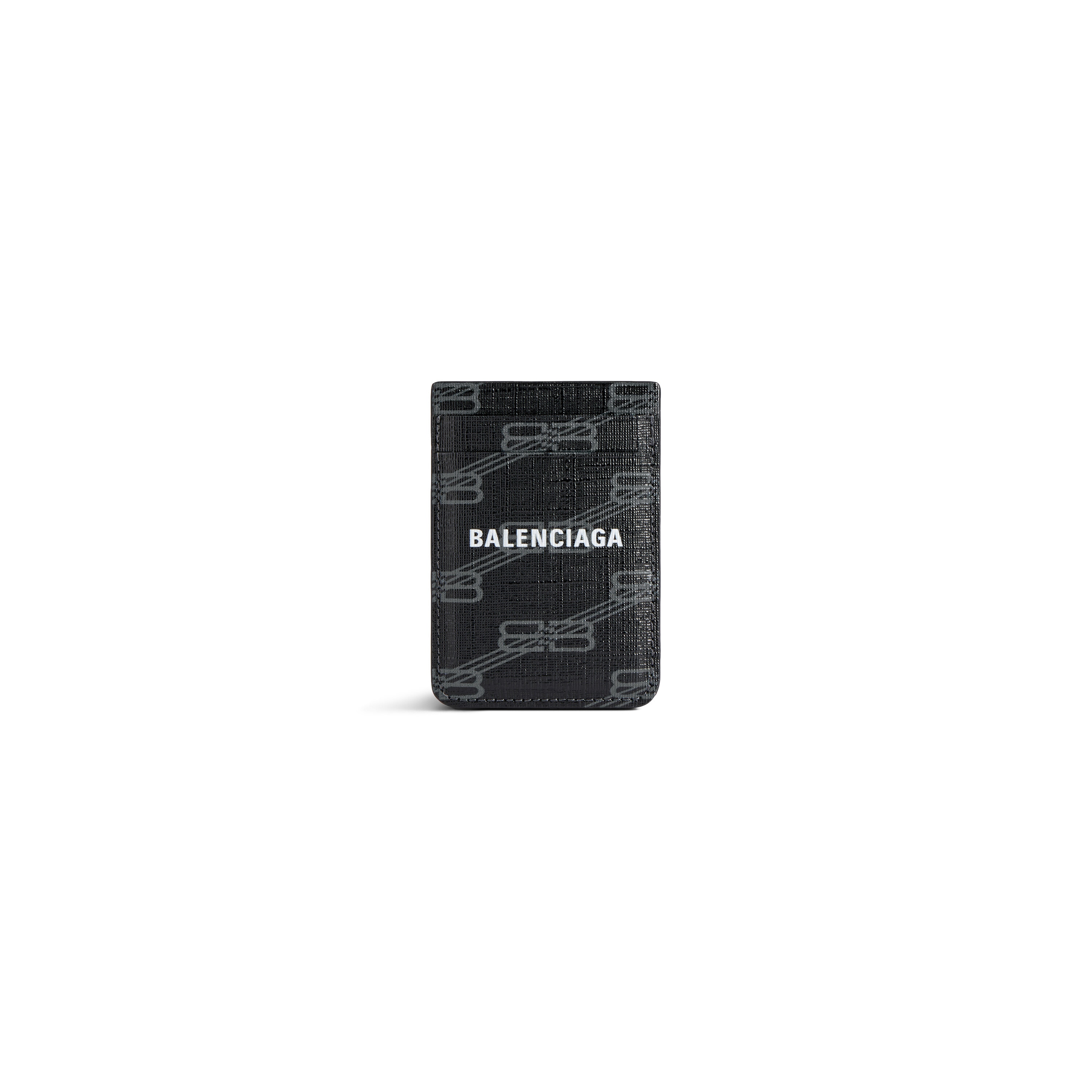 Магнитный держатель для карточек с подписью BB Monogram Canvas с покрытием BALENCIAGA, черный/серый
Магнитный держатель для карточек с подписью BB Monogram Canvas с покрытием BALENCIAGA, черный/серый