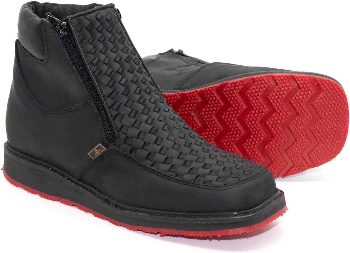 Мужские ковбойские сапоги красного цвета с двойной застежкой-молнией, квадратным носком, полурботами, красная подошва Nuestratradicionmex
Мужские ковбойские сапоги красного цвета с двойной застежкой-молнией, квадратным носком, полурботами, красная подошва Nuestratradicionmex