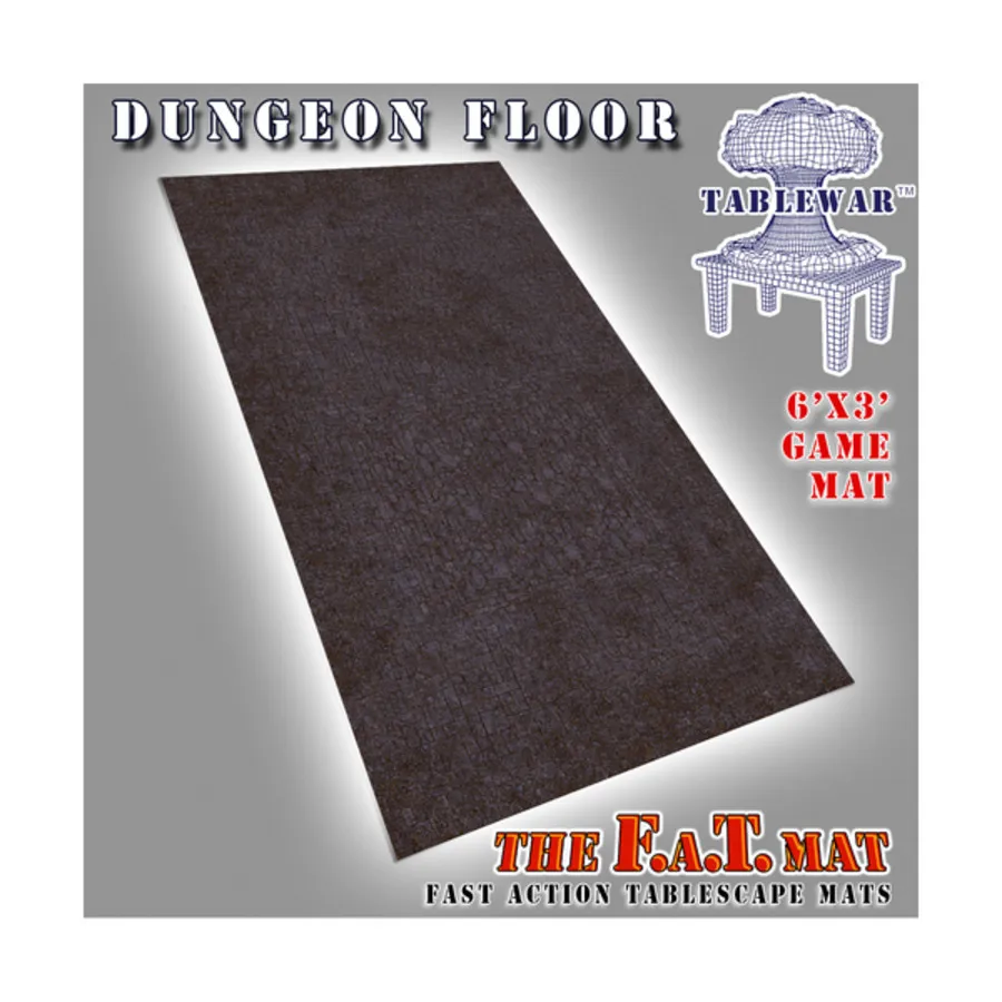 6 футов х 3 дюйма — пол подземелья, F.A.T. Mats - 6' x 3' (Tablewar)
6 футов х 3 дюйма — пол подземелья, F.A.T. Mats - 6' x 3' (Tablewar)