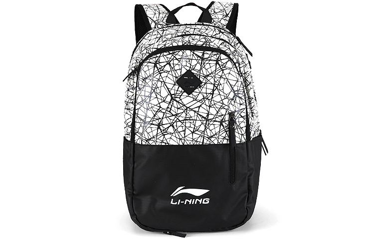 LINING Полиэстеровый рюкзак унисекс черно-белый, Black White
LINING Полиэстеровый рюкзак унисекс черно-белый, Black White