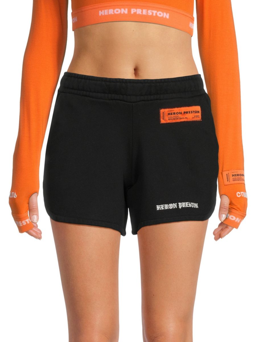 Спортивные шорты с логотипом Heron Preston, черный
Спортивные шорты с логотипом Heron Preston, черный