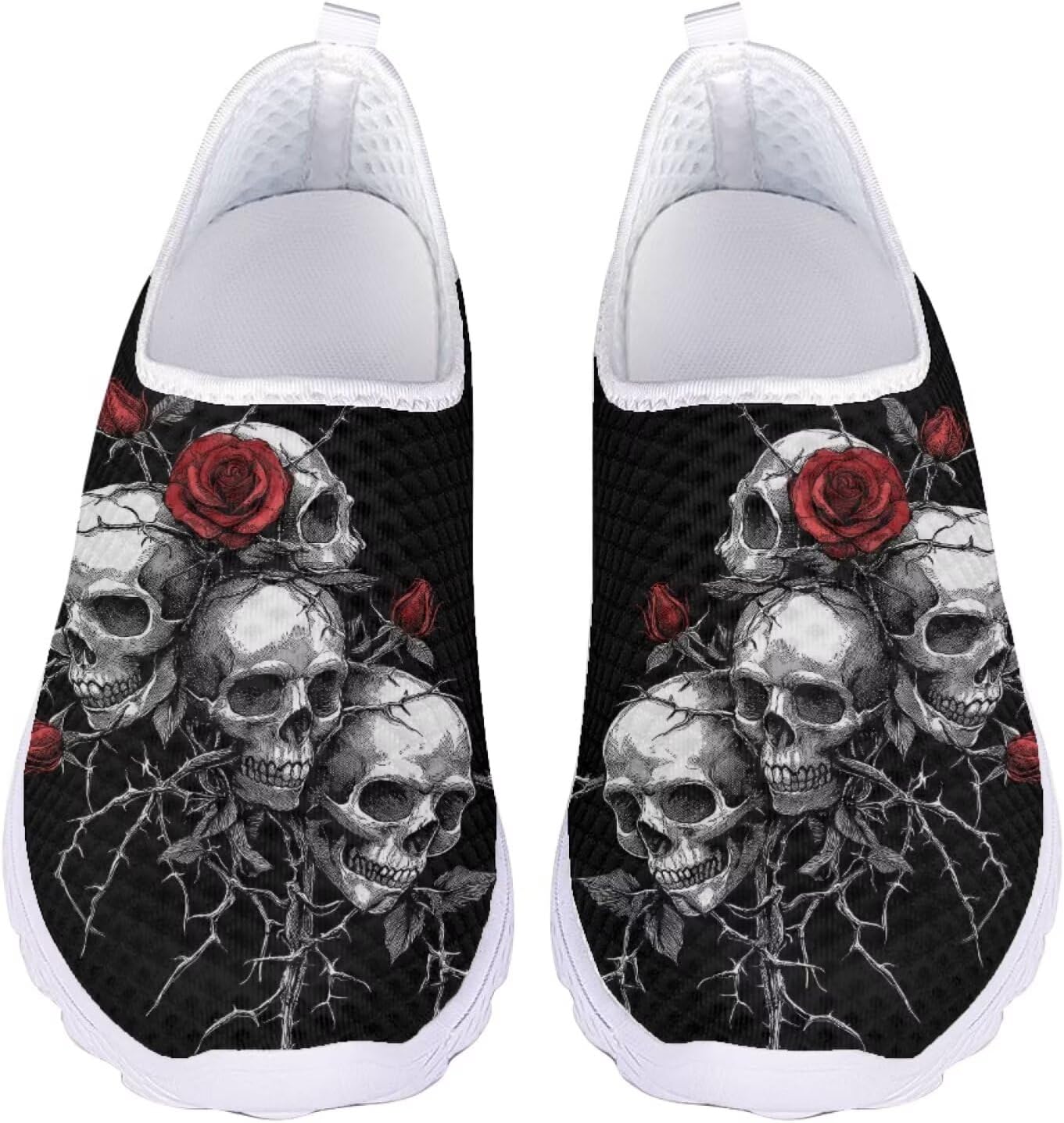 Кроссовки унисекс на шнуровке Jeiento, Red Rose Flower Skeleton
Кроссовки унисекс на шнуровке Jeiento, Red Rose Flower Skeleton