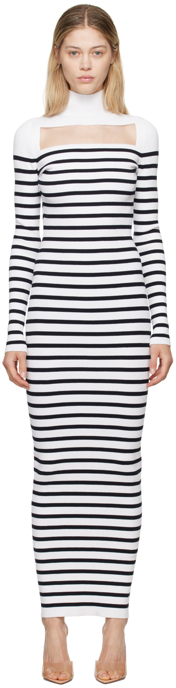 Бело-синее макси-платье «The Knit Mariniere» Jean Paul Gaultier
Бело-синее макси-платье «The Knit Mariniere» Jean Paul Gaultier