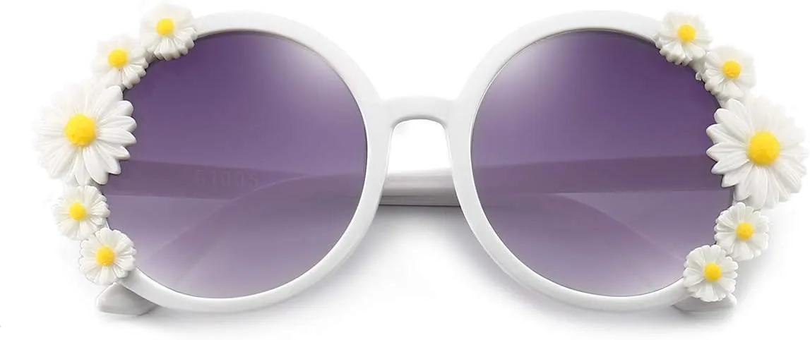 Солнцезащитные очки Dollger Daisy для женщин, круглые, модные, для рейв-вечеринок, дискотек, фестивалей, ретро, белые с фиолетовыми элементами, Half Daisy Frame
Солнцезащитные очки Dollger Daisy для женщин, круглые, модные, для рейв-вечеринок, дискотек, фестивалей, ретро, белые с фиолетовыми элементами, Half Daisy Frame
