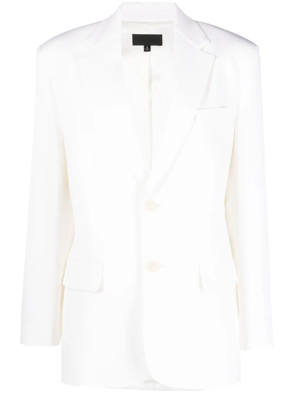 Однобортный блейзер с объемными плечами Nili Lotan, белый
Однобортный блейзер с объемными плечами Nili Lotan, белый