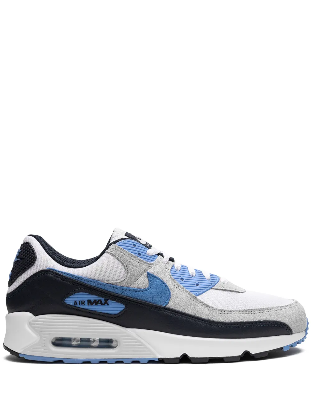 Кроссовки Air Max 90 UNC Nike, белый 
Кроссовки Air Max 90 UNC Nike, белый