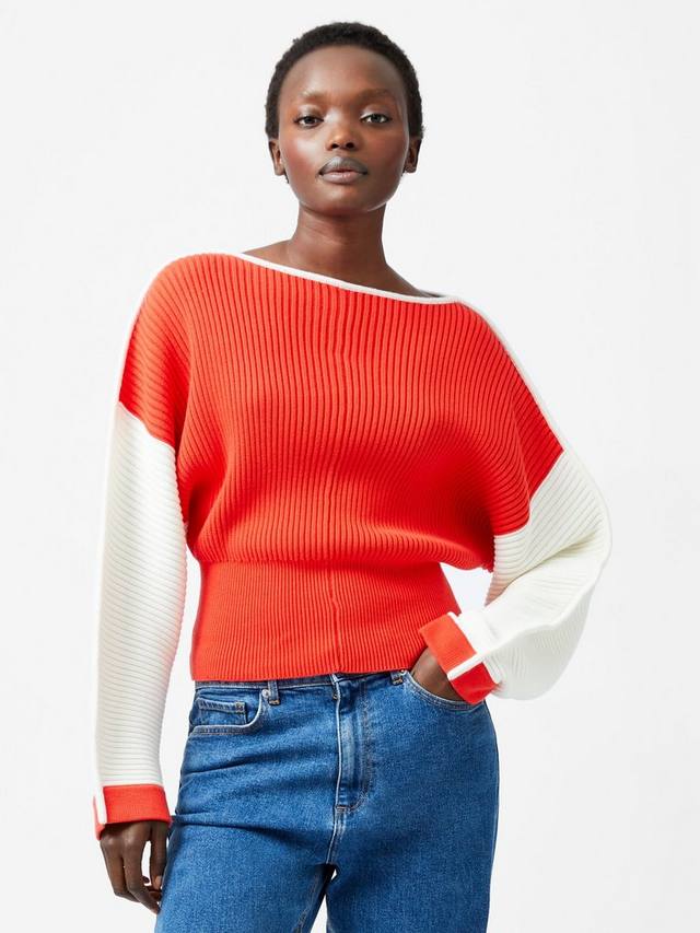 Джемпер в рубчик цвета лилии French Connection, цвет Scarlet Red/Porcelai
Джемпер в рубчик цвета лилии French Connection, цвет Scarlet Red/Porcelai