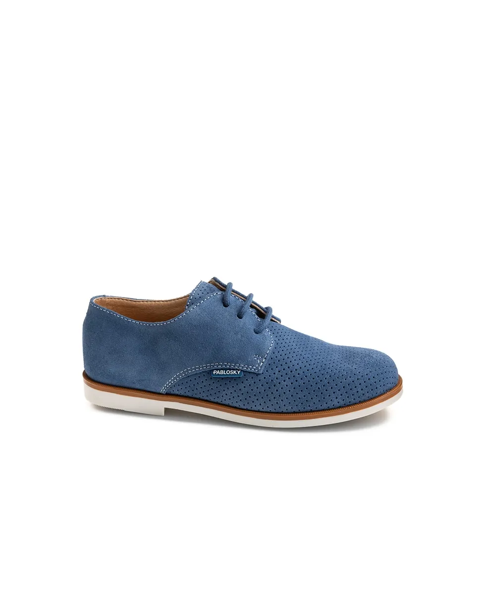Детские кожаные повседневные туфли со шнурками Pablosky, синий
Детские кожаные повседневные туфли со шнурками Pablosky, синий