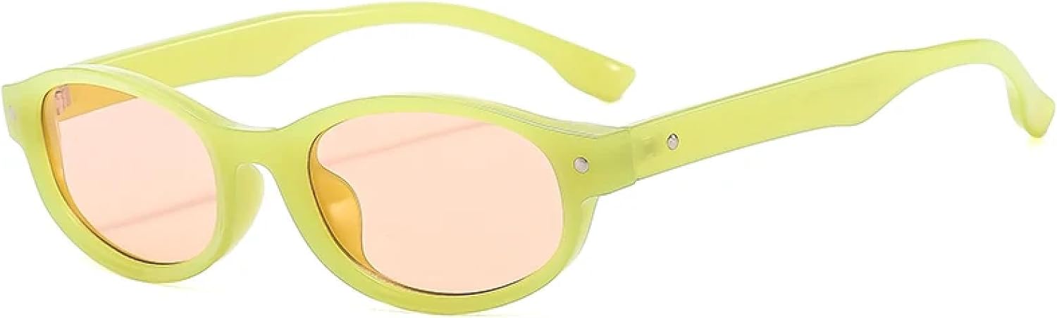 Солнцезащитные очки с защитой от УФ-излучения UV400 | Стильные овальные очки | Для женщин и мужчин, для занятий спортом на открытом воздухе и вождения DSVIGF, Jelly Green
Солнцезащитные очки с защитой от УФ-излучения UV400 | Стильные овальные очки | Для женщин и мужчин, для занятий спортом на открытом воздухе и вождения DSVIGF, Jelly Green