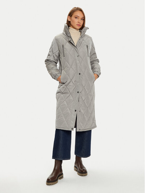 Пуховик стандартного кроя Kaffe, серый
Пуховик стандартного кроя Kaffe, серый