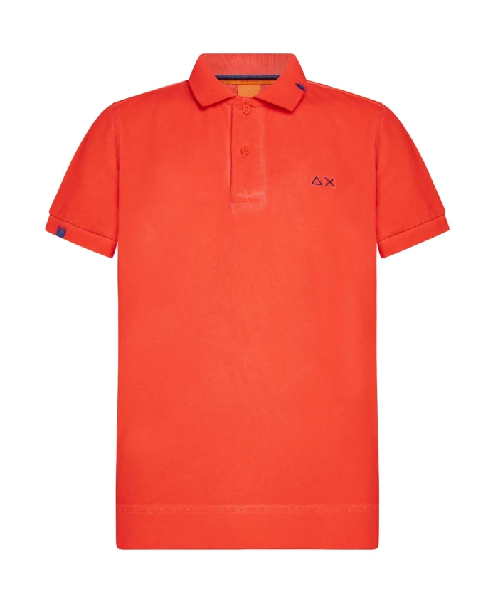 Красная хлопковая рубашка-поло Sun68, красный
Красная хлопковая рубашка-поло Sun68, красный