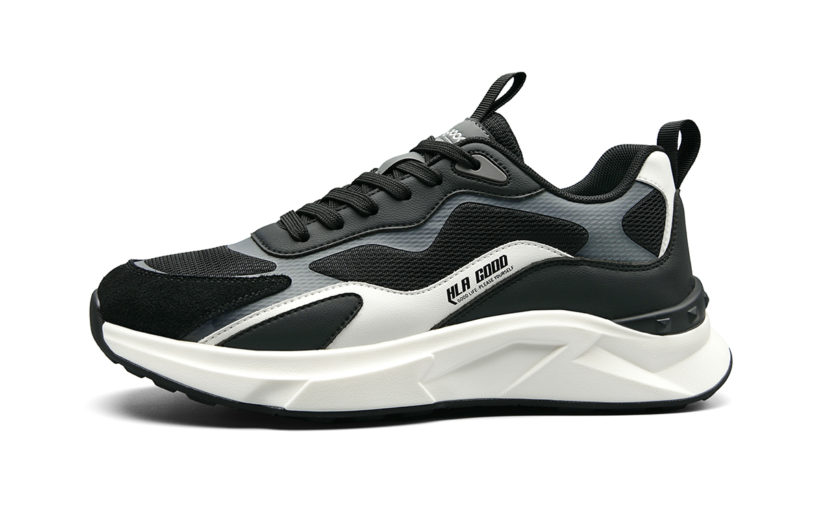 HLA Дышащие мужские низкие кэжуал кроссовки черно-белые, цвет Black White
HLA Дышащие мужские низкие кэжуал кроссовки черно-белые, цвет Black White