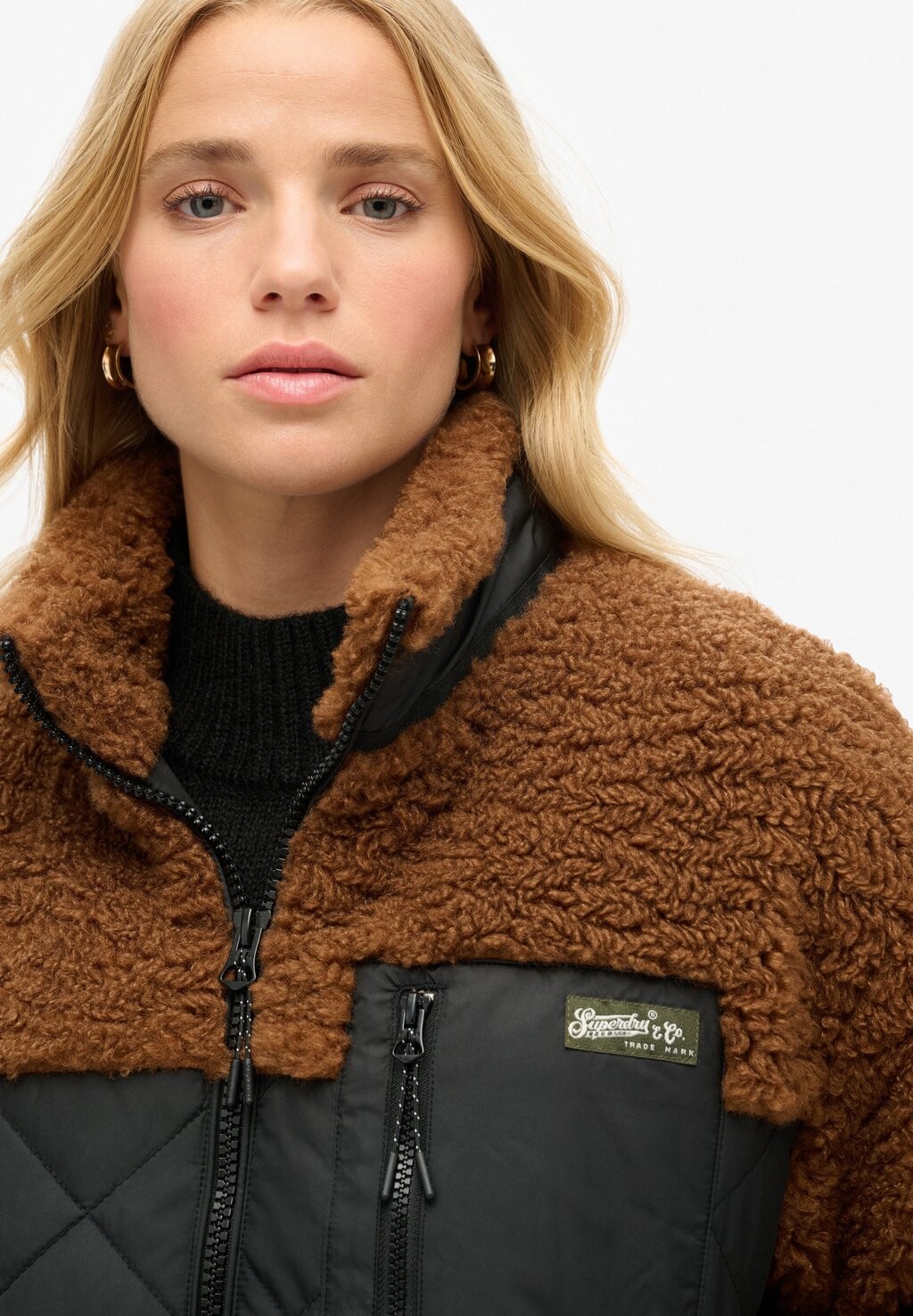 Зимняя куртка WORKWEAR HYBRID Superdry, коричневый 
Зимняя куртка WORKWEAR HYBRID Superdry, коричневый