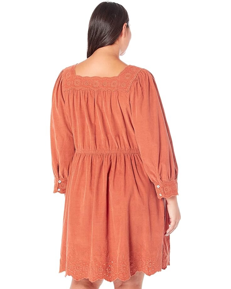 Платье Madewell Plus Embroidered Corduroy Square-Neck Mini Dress, цвет Warm Umber
Платье Madewell Plus Embroidered Corduroy Square-Neck Mini Dress, цвет Warm Umber