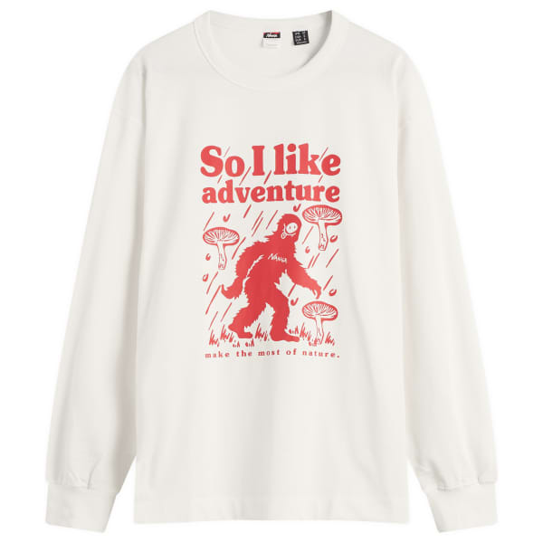 Эко-Гибридная футболка с длинным рукавом и графическим принтом Nanga, белый
Эко-Гибридная футболка с длинным рукавом и графическим принтом Nanga, белый